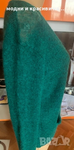 Дамска жилетка Esisto, кид мохер и бейби алпака, снимка 3 - Жилетки - 53054273