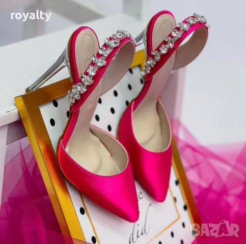 Дамски елегантни сандали с ток, снимка 3 - Сандали - 49493327