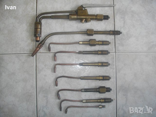 PEGO-Профи Комплект Горелка/Резак+8 Контактни Дюзи/Накрайници-Газово Рязане/Заваряване-Нидерландия-N, снимка 2 - Други инструменти - 37213958