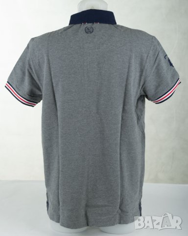 Мъжка памучна блуза в сиво La Squadra - L, снимка 3 - Блузи - 42791811