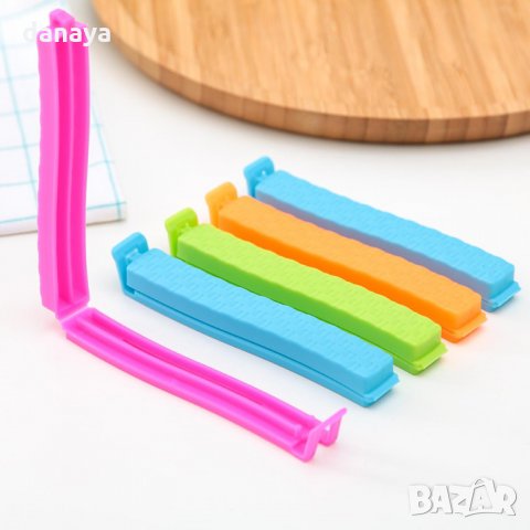 2676 Комплект щипки за торбички, 5 броя, снимка 2 - Аксесоари за кухня - 35564087