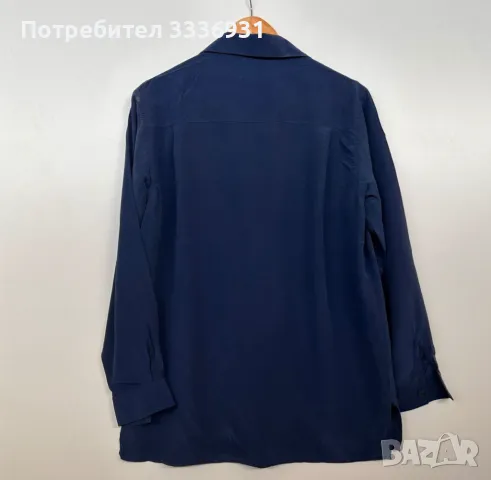 Копринена риза Benetton, снимка 2 - Ризи - 49973266