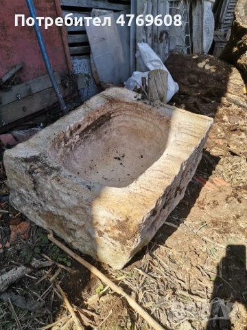Каменно корито, снимка 3 - Градински мебели, декорация  - 53884670