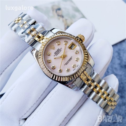 Дамски часовник Rolex Oyster Perpetual Datejust с автоматичен механизъм, снимка 7 - Дамски - 40698882