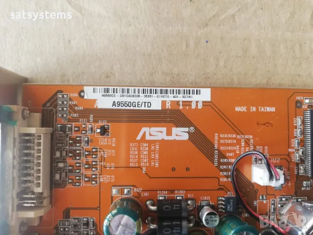 Видео карта ATi Radeon Asus A9550GE 128MB DDR 128bit AGP, снимка 6 - Видеокарти - 48096596