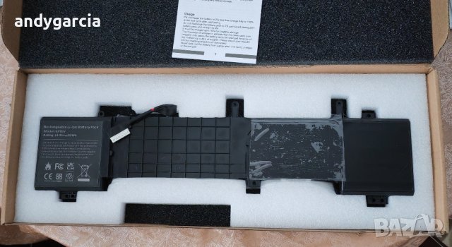 Dell Alienware 17 R2 R3 - 92Wh 14.8V чисто нова батерия P43F P43F001 5046J YKWXX battery, снимка 4 - Други - 42652166