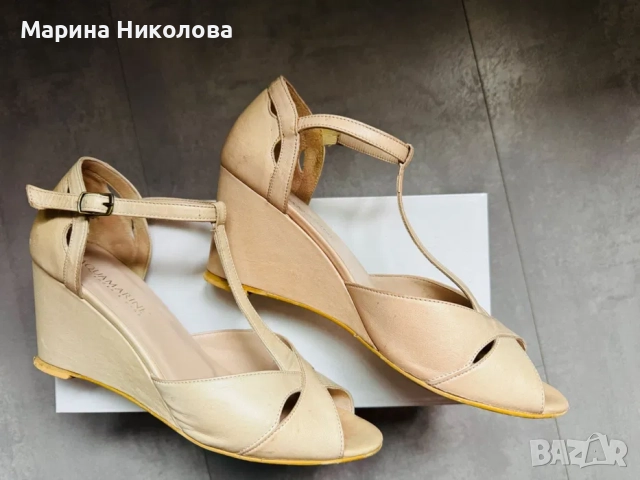 Aquamarine сандали от естествена кожа, снимка 2 - Сандали - 52059813