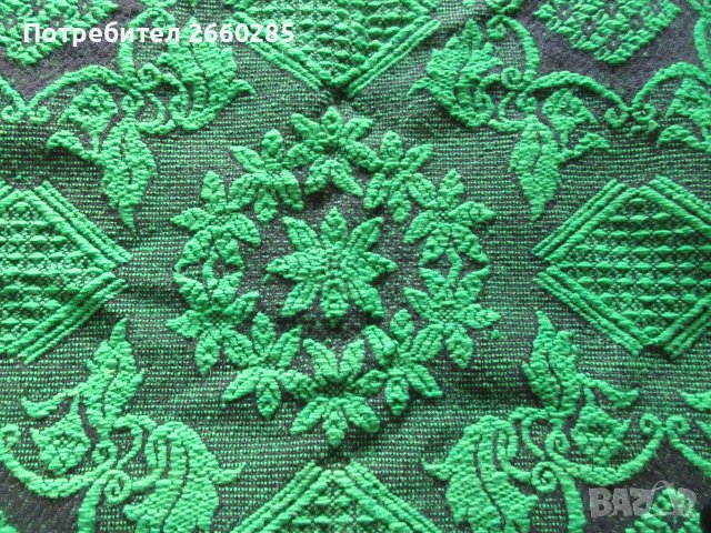 СТАРИННО ВЪЛНЕНО ПОКРИВАЛО ЗА ЛЕГЛО, снимка 4 - Покривки за легло - 36840304