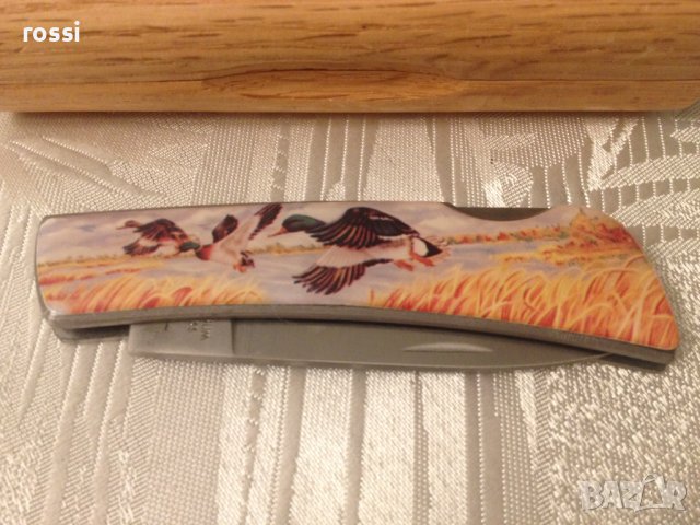 Немски ловен нож MAGNUM Stainless с гъски специална кутия, снимка 3 - Ножове - 39828360