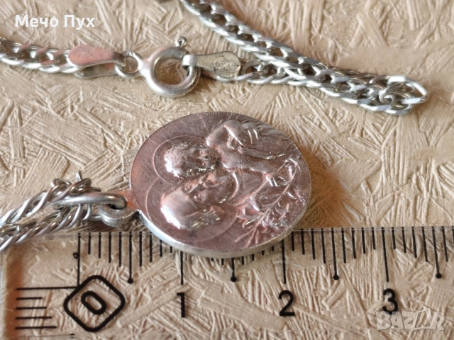 Сребърен синджир (375), снимка 5 - Колиета, медальони, синджири - 52536153