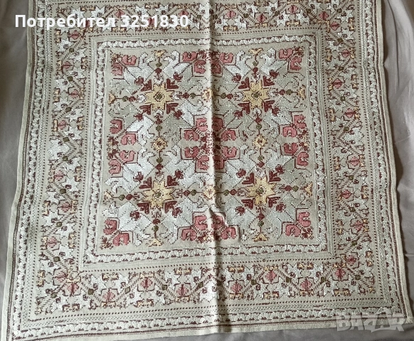 ръчно бродирана царска шевица с копринени конци, снимка 2 - Декорация за дома - 54235663