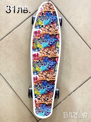 Скейтборд-Пениборд принт /penny board led, снимка 3 - Скейтборд, ховърборд, уейвборд - 30904998