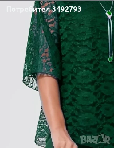 Дамска рокля с дантела, снимка 3 - Рокли - 51197187