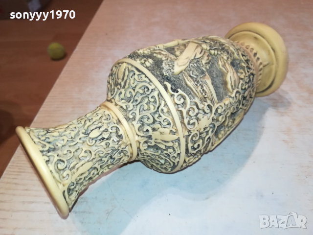 СТАРА ТЕЖКА ВАЗА ОТ ФРАНЦИЯ 1403241440, снимка 18 - Антикварни и старинни предмети - 44761828