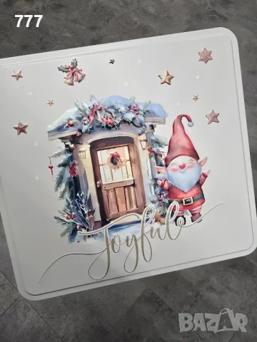 метални коледни кутии, снимка 2 - Кутии за съхранение - 47718152