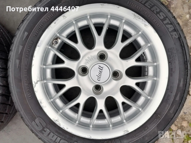 Джанти 14" 4х100, снимка 6 - Гуми и джанти - 52886948