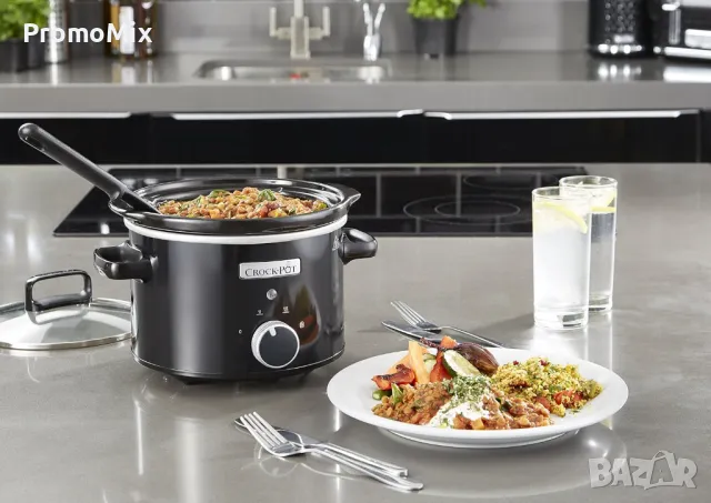 Уред за бавно готвене Crock Pot ‎CSC046 Slow Cooker 2.4л 130W Съд за готвене с капак