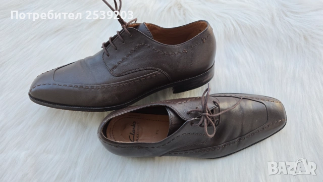 Мъжки обувки Clarks №42, снимка 4 - Официални обувки - 53910846