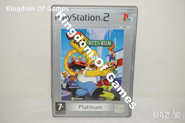 Рядка игра за PS2 The Simpsons: Hit & Run