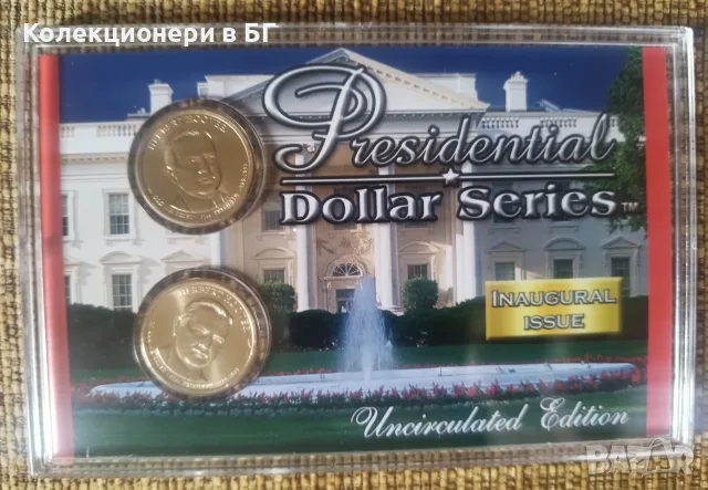 СЕТ ОТ САЩ - „PRESIDENTIAL DOLLARS“ 2014 /виж описанието/, снимка 3 - Нумизматика и бонистика - 56057786