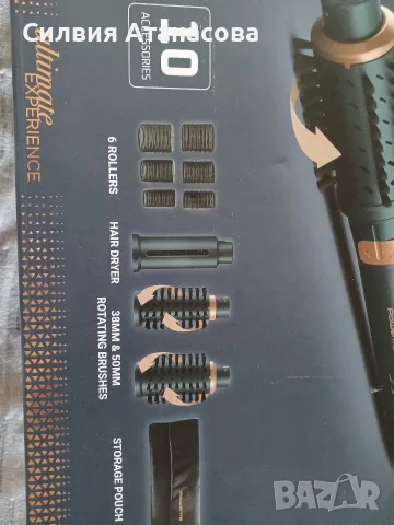 Четка Rowenta Air Rotate комплект нова, снимка 13 - Маши за коса - 56520923