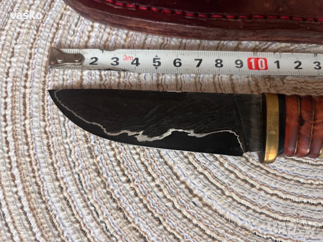 Дамаск-20см,уникален, снимка 2 - Ножове - 52462291