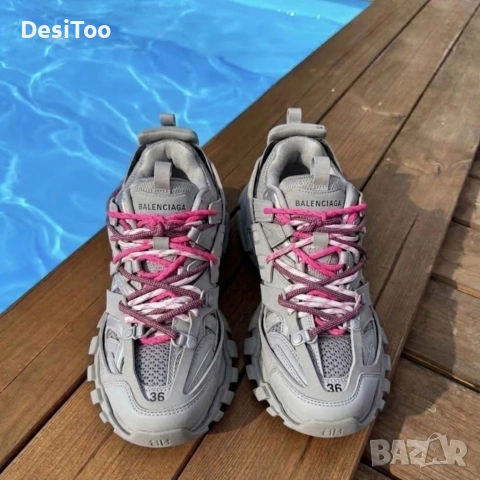 Balenciaga Track – Grey , снимка 5 - Маратонки - 54305782