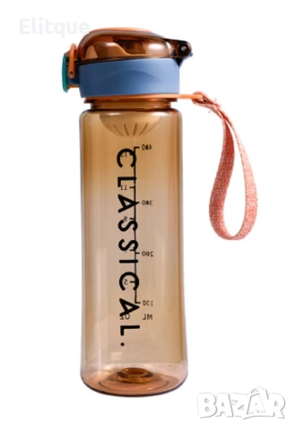 Модерна и практична бутилка за вода CLASSICAL 500мл, снимка 5 - Други стоки за дома - 52840383