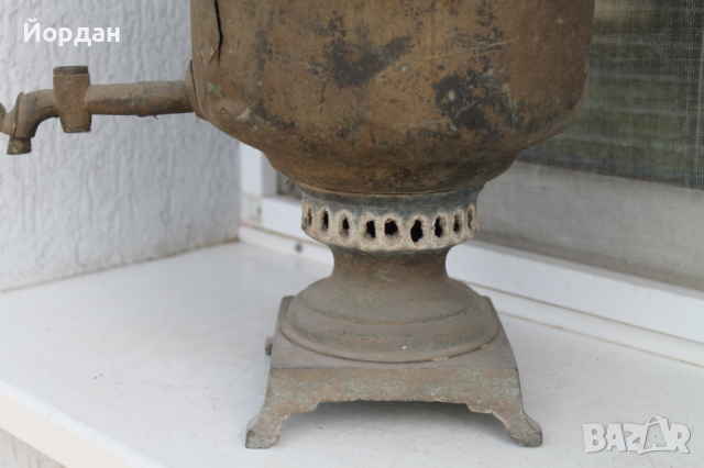 Руски месингов самовар , снимка 3 - Други ценни предмети - 36464263