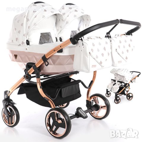 Бебешка количка Junama Glow Duo 2в1, 3в1 НОВА в Детски колички в гр ...