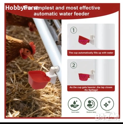 поилки автоматични 2026, снимка 3 - За птици - 54219982