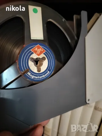 Магнитофонни ролки с лента и пластмасова кутия 18 см-25лв, снимка 7 - Други - 40487086