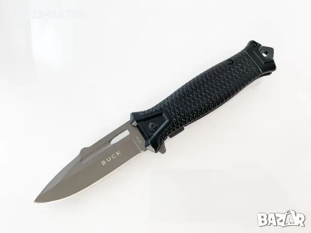 Сгъваем автоматичен нож Buck-Da148-90х225 мм Black eddition, снимка 4 - Ножове - 54000892