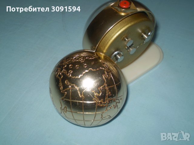 Стар настолен часовник будилник  Слава земно кълбо СССР, снимка 8 - Антикварни и старинни предмети - 36897220