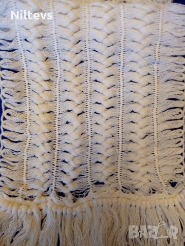 Зимна шапка и шал ръчно плетени нови , снимка 7 - Шапки - 31057574