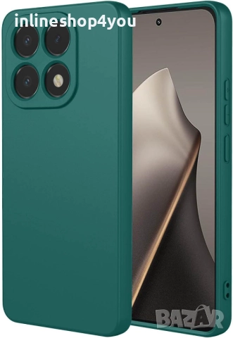 Матов Силиконов Кейс за Xiaomi 15T / Pro със защита около камерите, снимка 3 - Калъфи, кейсове - 52238305