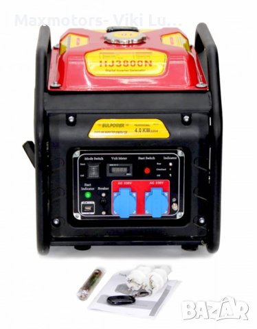 Инверторен генератор за ток BULPOWER 4KW HJ 3800H МОНОФАЗЕН