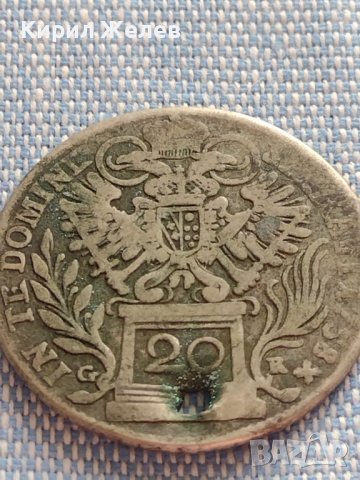 Сребърна монета 20 кройцера 1758г. Франц първи Свещена Римска империя 12235, снимка 14 - Нумизматика и бонистика - 42887110