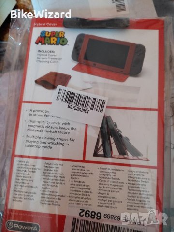 Калъф PowerA за Nintendo Switch - Mario НОВ, снимка 7 - Игри за Nintendo - 40093456