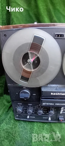 Стар работещ руски магнетофон Кащан, снимка 4 - Антикварни и старинни предмети - 54126065