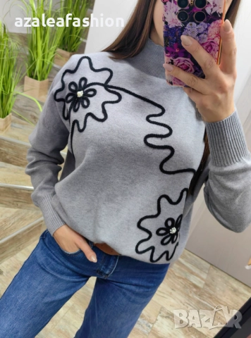 Дамски пуловер, снимка 3 - Блузи с дълъг ръкав и пуловери - 52801149