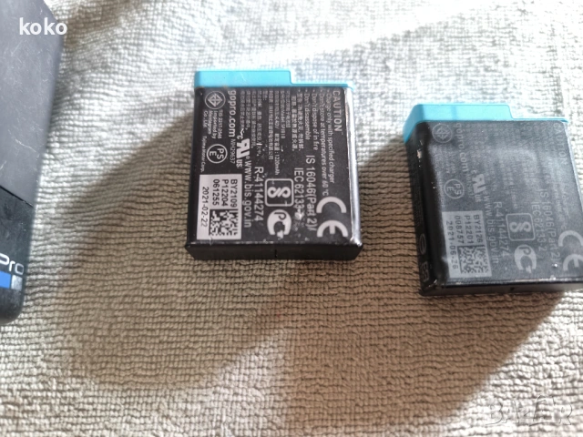 Батерии за GoPro 2 броя със зарядно, снимка 6 - Батерии, зарядни - 53093895