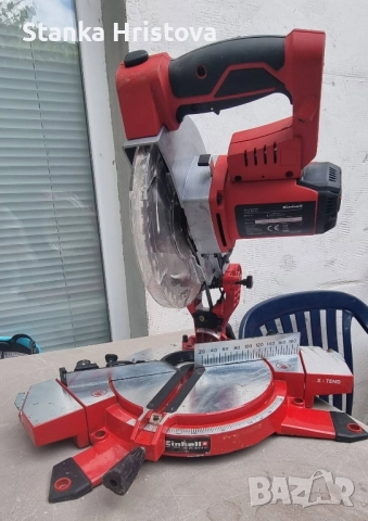 Акумулаторен Настолен циркуляр Einhell TE MS 18/210LI., снимка 11 - Други инструменти - 52135854