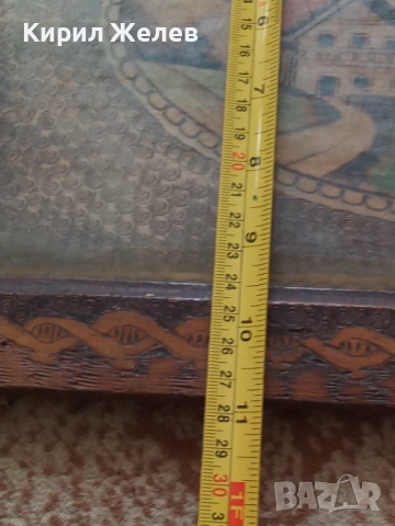 Тавичка стара дървена 51316, снимка 7 - Антикварни и старинни предмети - 51702874