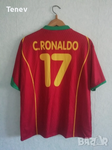 Portugal #17 Cristiano Ronaldo футболна тениска фланелка 2XL Португалия Роналдо 