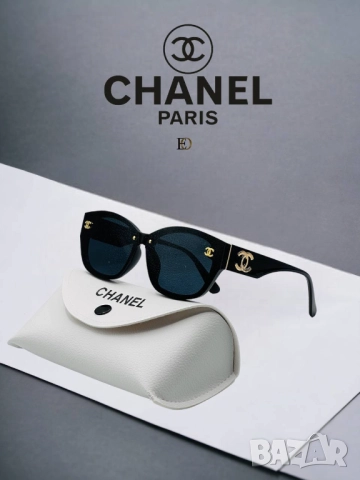 очила с черен обикновен калъф и ув защита chanel, снимка 6 - Слънчеви и диоптрични очила - 51457642