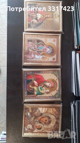 Ръчно рисувани икони на платно, снимка 7 - Други ценни предмети - 53270356