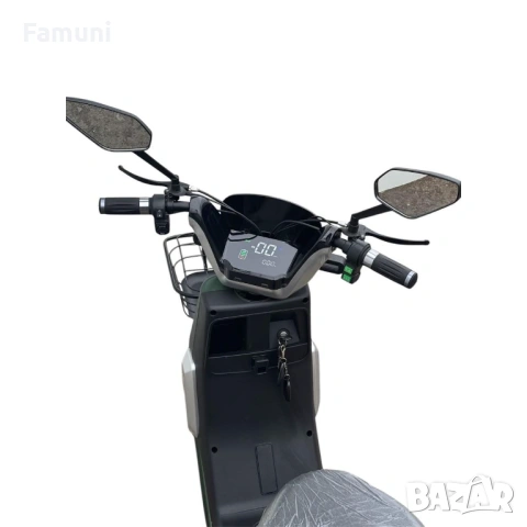 Електрически скутер GT-1000 1200W (Черен) 2026, снимка 2 - Мотоциклети и мототехника - 53015538