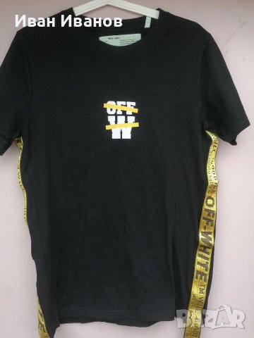 тениска Off-White  размер М , снимка 4 - Тениски - 38290589