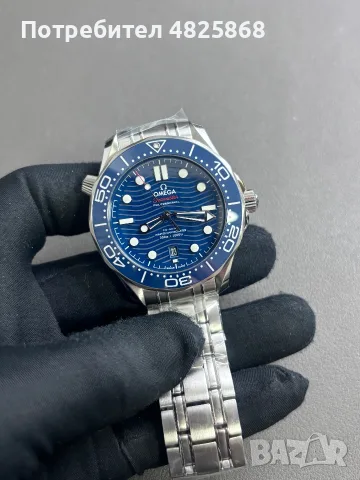 Omega Seamaster Diver 300M Blue Ceramic Bezel V4 VSF Blue Dial Super Clone, снимка 2 - Мъжки - 56071011